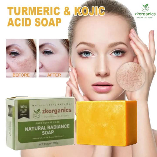 ZK ORGANICS turmeric soap ( BUY 1 GET 1 FREE)