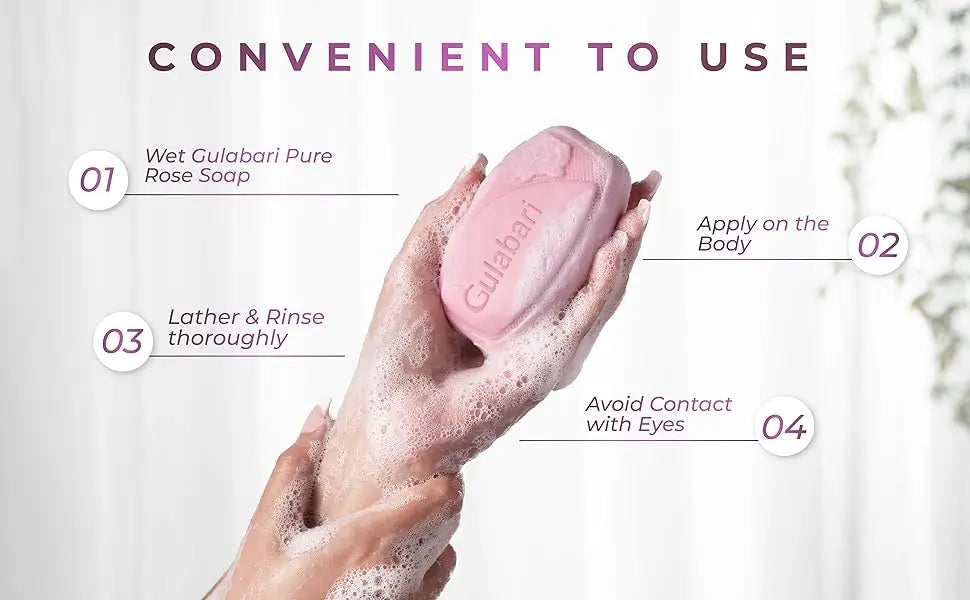 🌹 Rose Glow Soap "Softness with Every Wash"