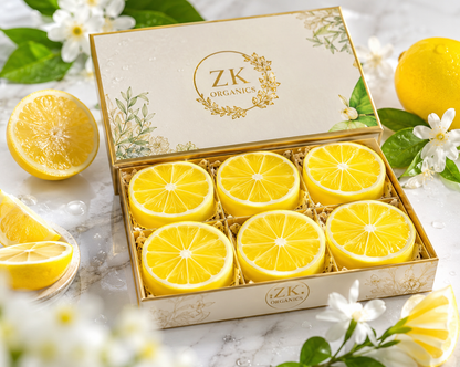 💛ZK Organics Lemon Brightening Soap Gift Box