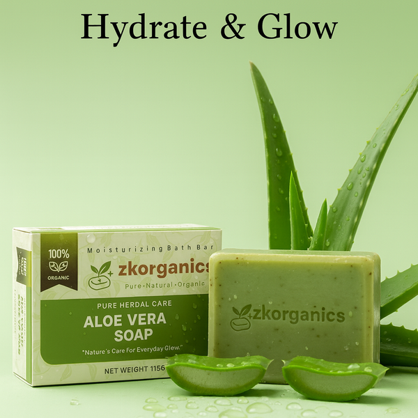 ZK Organic Aloe Vera Soap