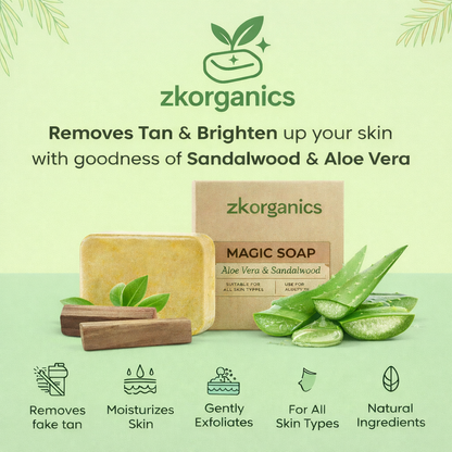 ZK Organic Aloe Vera Soap