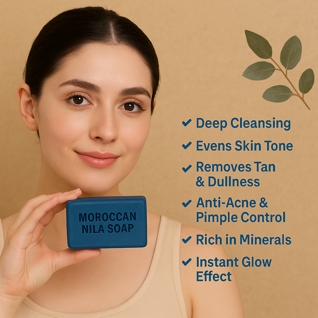 Moroccan Nila Soap BUY 1 GET 1 FREE( 115 GRAMS)