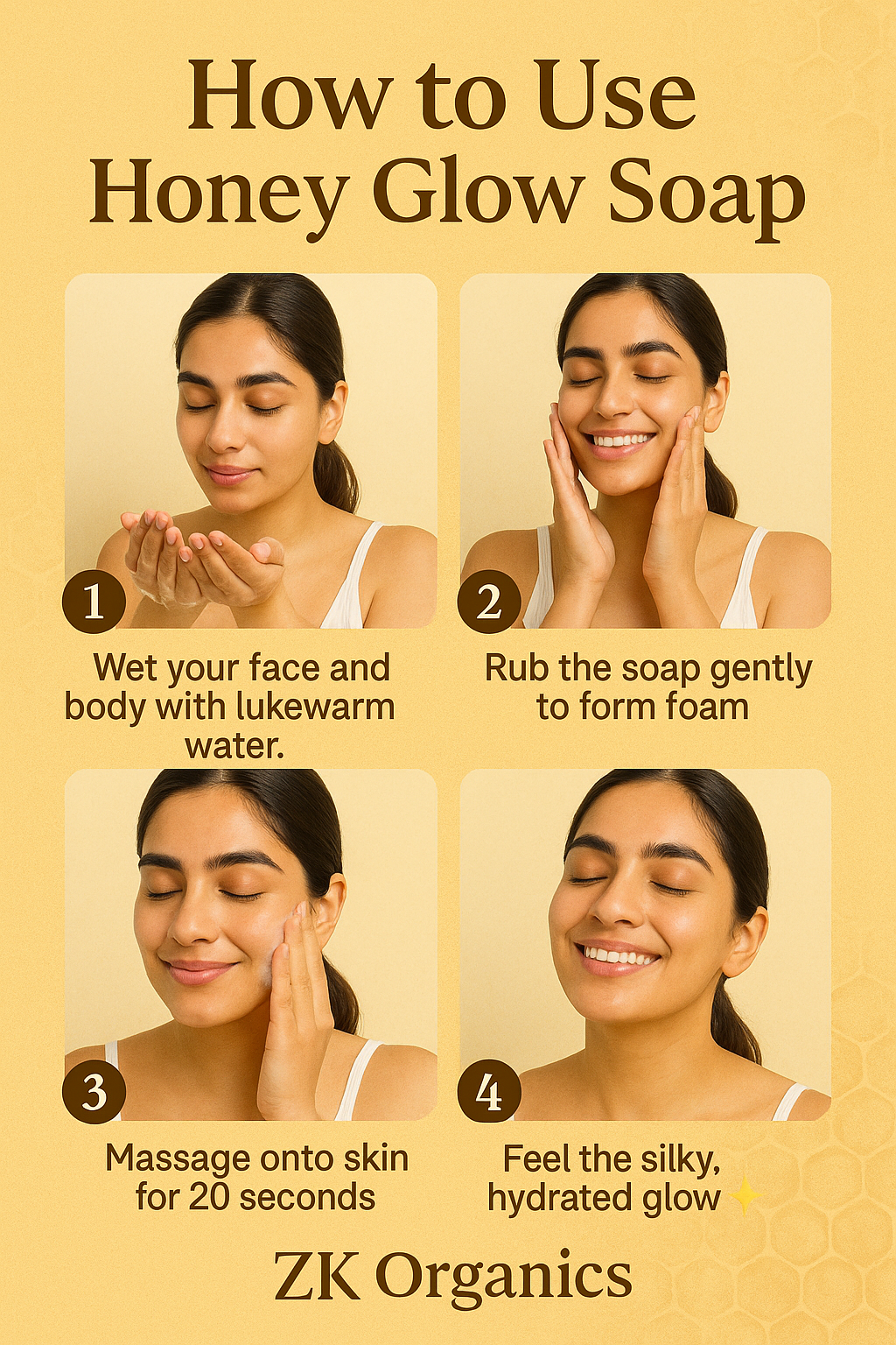 ‘ZK Organics Honey Soap