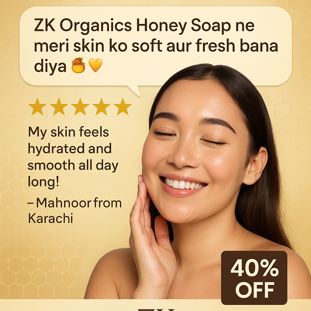 ‘ZK Organics Honey Soap