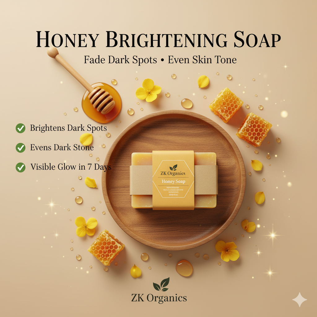 ‘ZK Organics Honey Soap