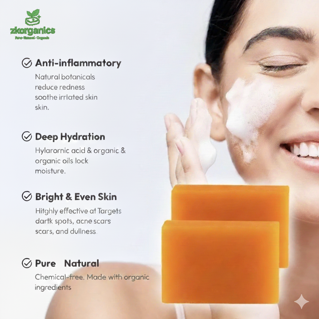 Turmeric+ kojic Acne clear soap (BUY 1 GET 1 FREE)