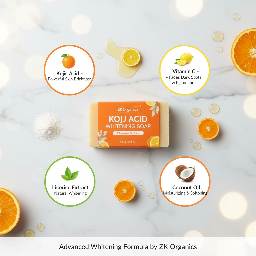 ZK ORGANICS turmeric soap (SOAP BUY 1 GET 1 FREE)