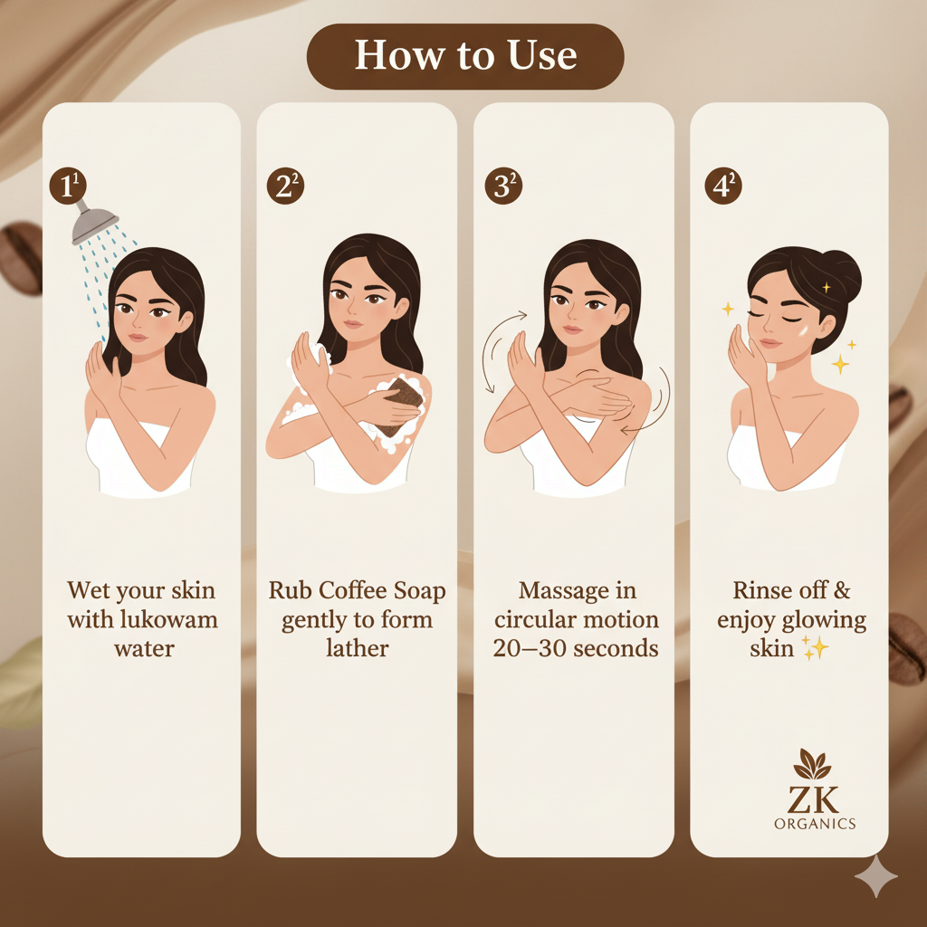 Coffee Soap FOR BRIGHT SKIN IN JUST 7 DAYS 😍