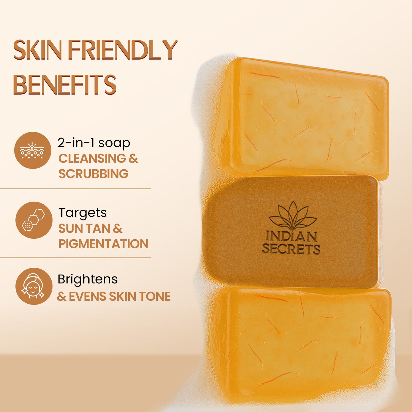 Kojic Acid & Saffron  Soap 