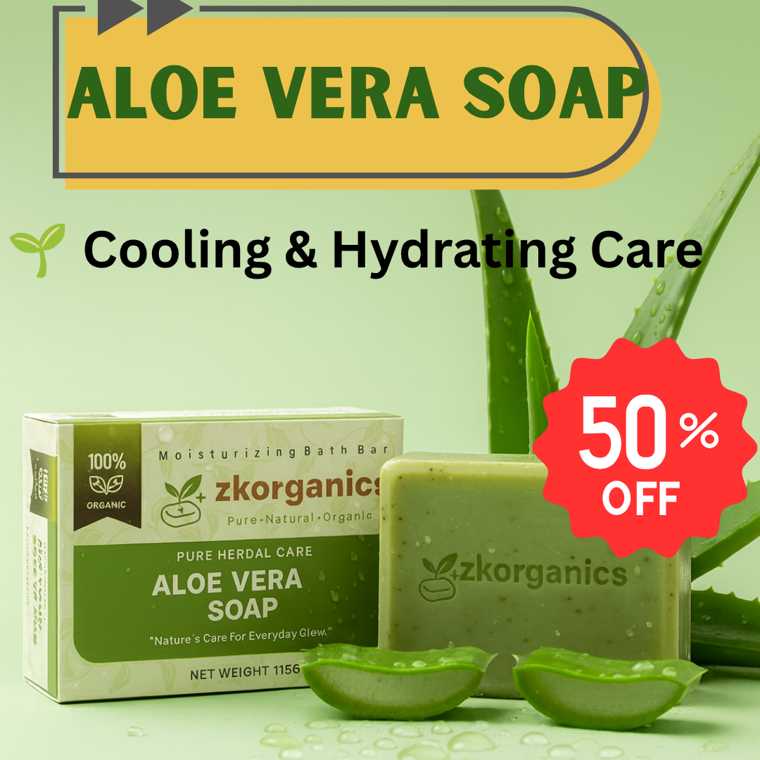 ZK Organic Aloe Vera Soap