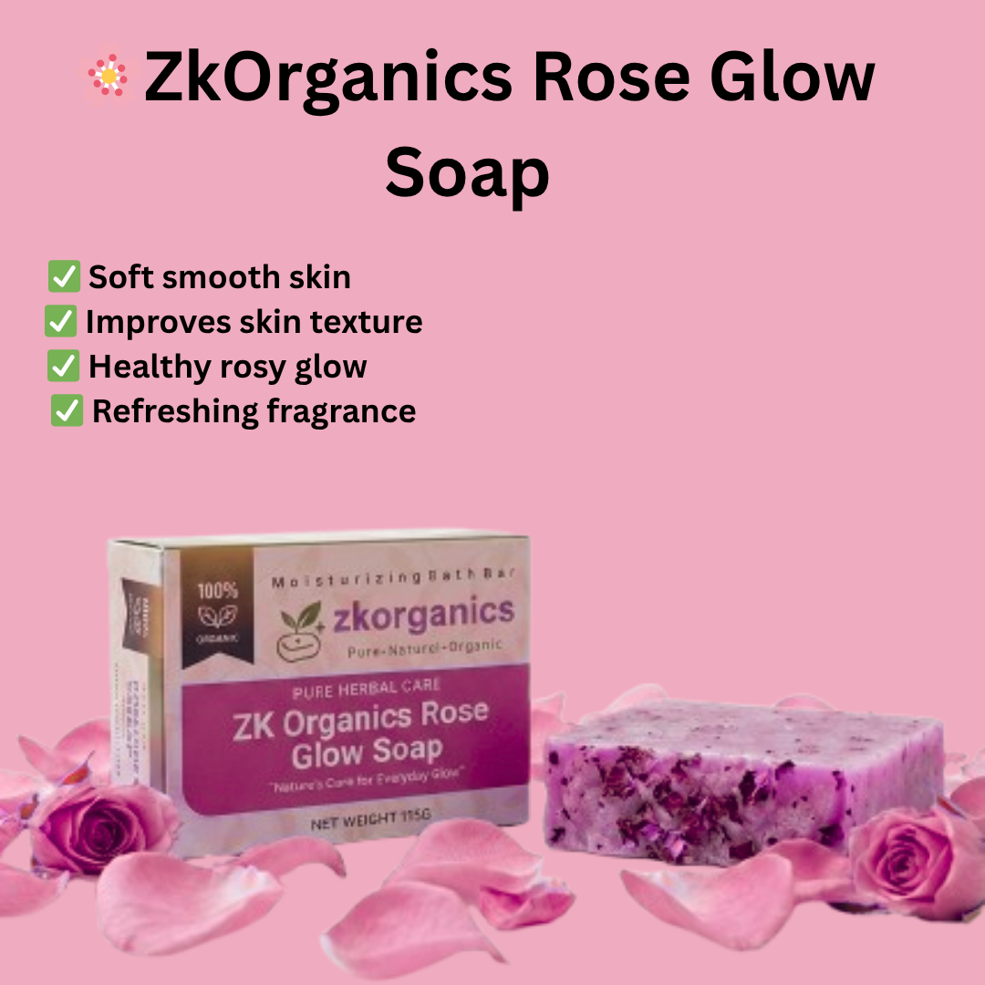 🌹 Rose Glow Soap "Softness with Every Wash"