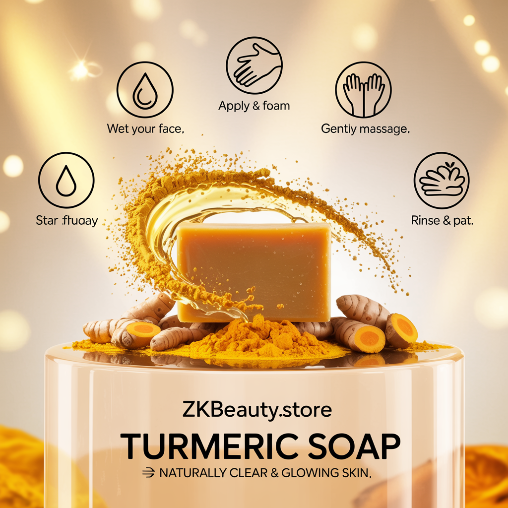 Turmeric+ kojic Acne clear soap (BUY 1 GET 1 FREE)